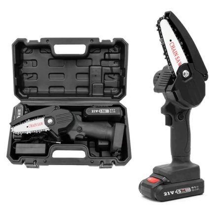 Drujba Electrica Reincarcabila, cu Acumulator 24V si Rezerva lant/lama