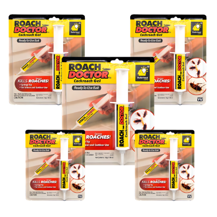 Set 5 Seringi anti gandaci, insecticid tip gel, AYDE, 30 g