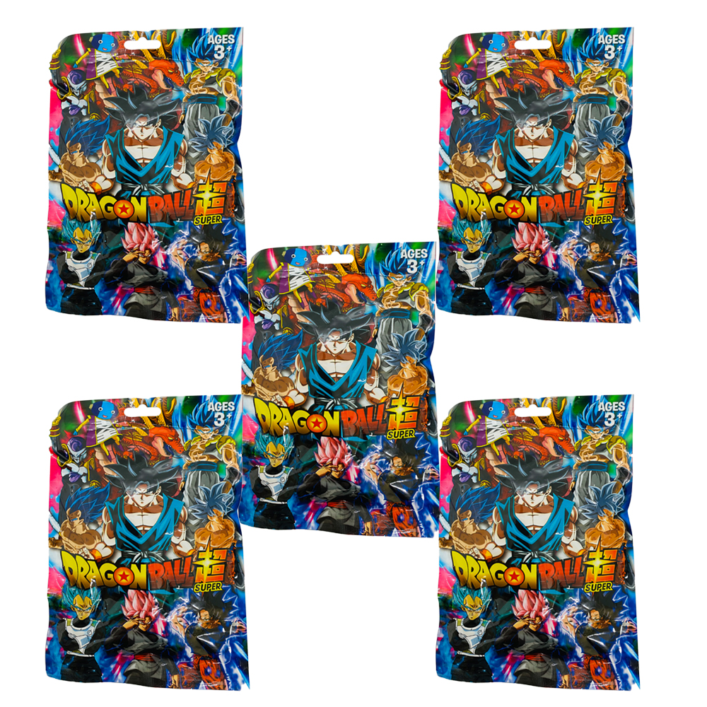 094326608bc7b07feecf5007c17d0346.jpg Kit 5 plicuri Dragon Ball, cu figurina si cartonase surpriza, 12 cm, Mistery Box - imagine 1