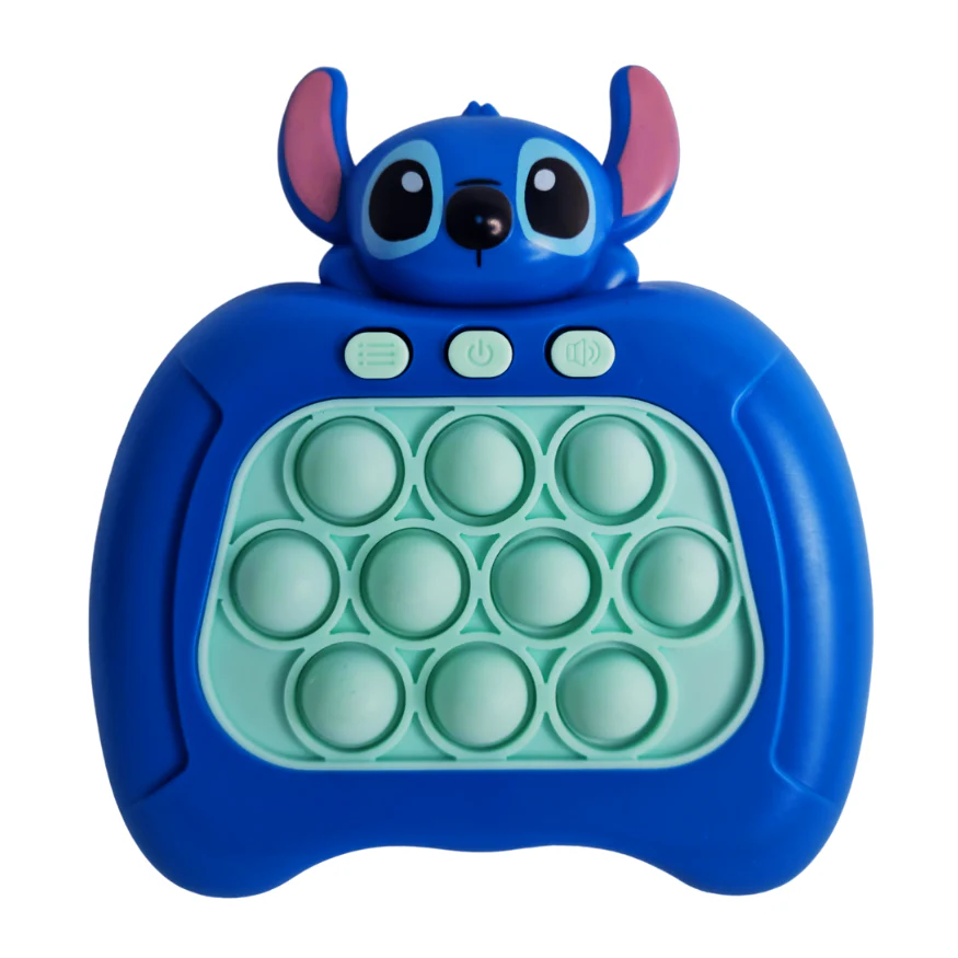 096602552d8556634db87848b8ea63e8.png Jucarie Pop It Electronic, Stitch, Automat, Push Bubble, Albastru Inchis - imagine 1