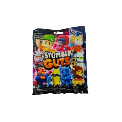 Plic Stumble Guys, cu figurina si cartonase surpriza, Seria 8, 7 cm, Mistery Box