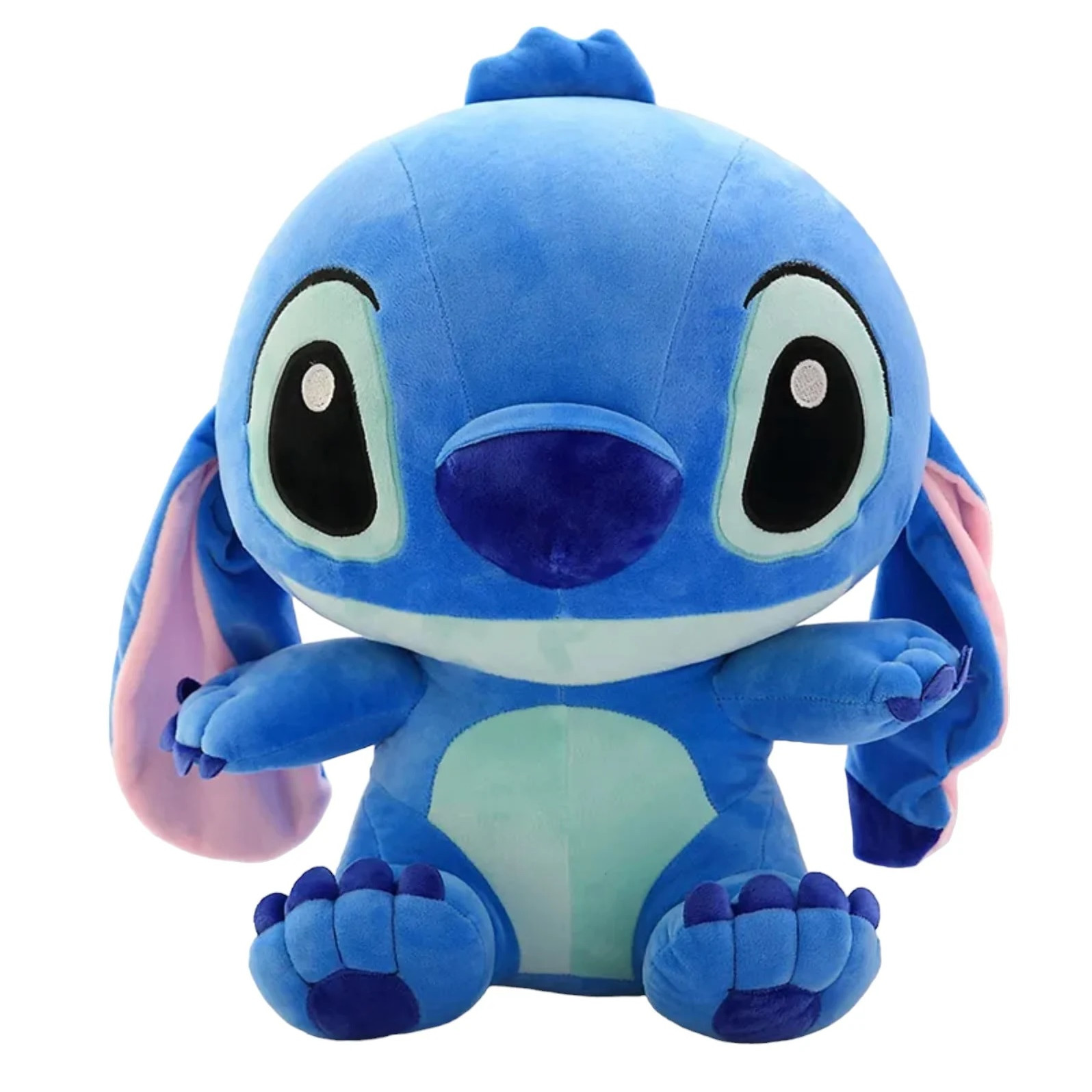 19046c8ed7dc87bc479ca2110c00cb78.jpg Mascota din plus Stitch, Personaj din Lilo&Stitch, 40 cm - imagine 1