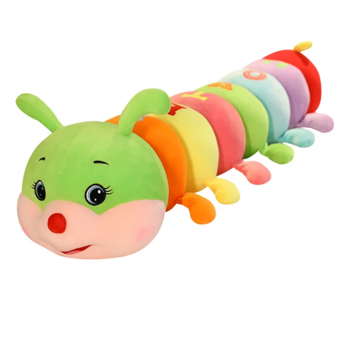 2a95bd5074068bea4ad1a7a7ed2abe86.png Jucarie de plus Omida vesela multicolora, perna relaxare, pentru copii si adulti, multicolor, 70 cm - imagine 1