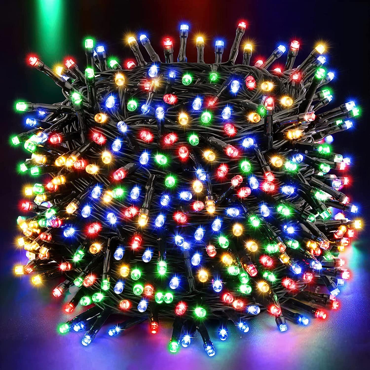 3a40ed8c852db93ee6cefd3afed5bd58.jpg Instalatie Craciun Liniara, NEVERMORE, Interior/exterior, 8 jocuri de lumini, 7 m, 100 Led-uri, Multicolor - imagine 1