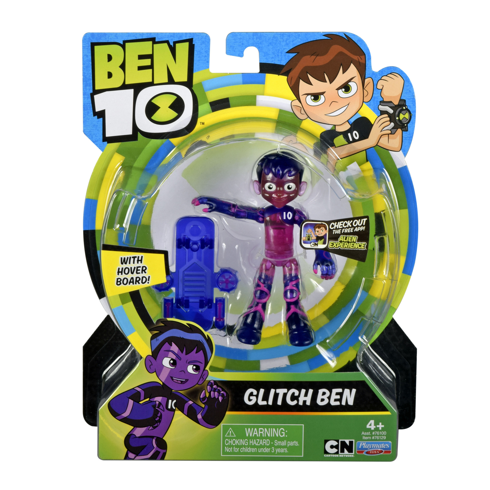 521c396f40cf72456d36b9981c329737.jpg Figurina, Ben 10, 12cm, GLITCH BEN - imagine 1