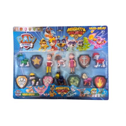 Set 8 Figurine Paw Patrol cu accesorii, PICCGROVE®