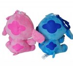 Set 2 Jucarii breloc de Plus, Lilo & Stitch, 10 cm, Albastru/Roz, AYDE - imagine 4