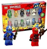 Set 12 figurine de jucarie, Ninjago, Plastic, AYDE, Multicolor - imagine 3