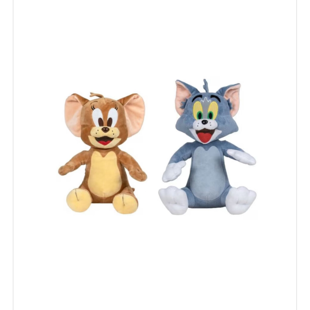 66bff227e187367b349e5a7d9e3e6d9c.jpg Set 2 jucarii de plus, Tom si Jerry, multicolor, 25 cm, BimBimBo - imagine 1