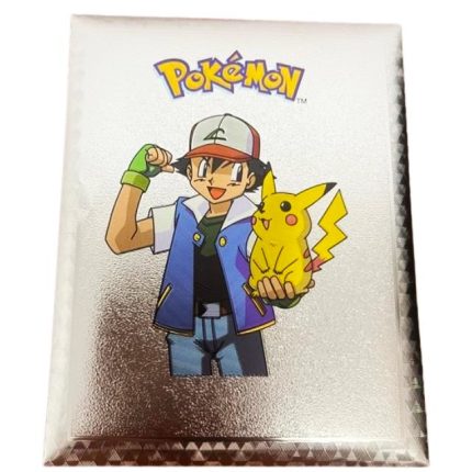 Set argintiu sclipitor 10 carti Pokemon, indragitii eroi cu super-puteri