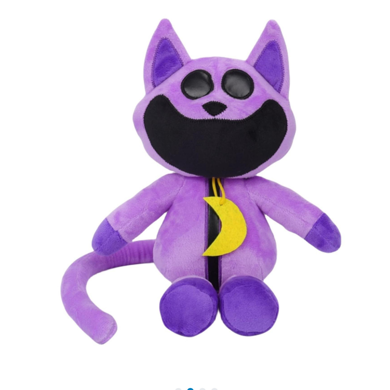 78cb2172de92e74a4bebd1f0f12b2840.jpg Jucarie de plus CatNap, The Smiling Critters, mov, 25cm - imagine 1