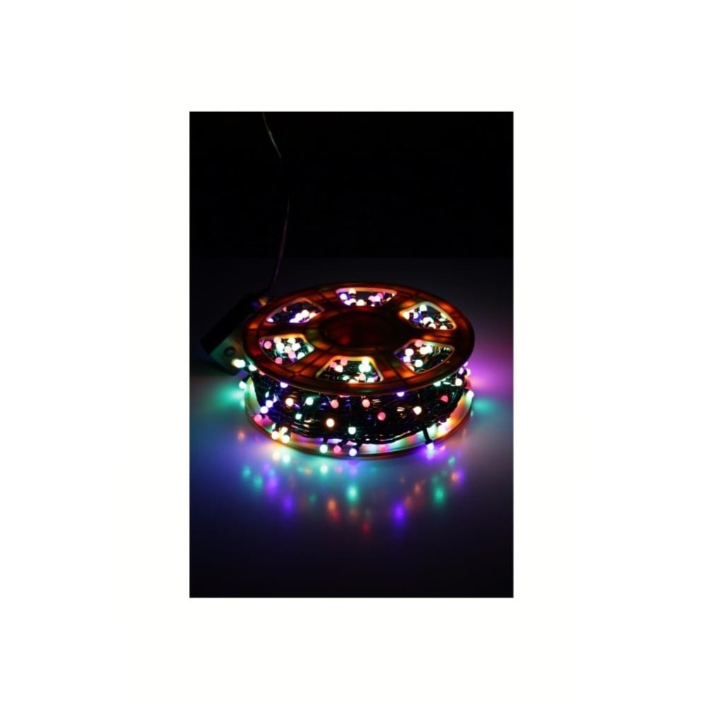 81e2b5417baf1b4594e0731fd06b95df.jpg Instalatie liniara , 80 metri , Led , cu jocuri de lumini , multicolor - imagine 1