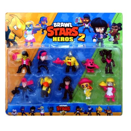 Figurine Brawl Stars Heros 2, set 10 eroi