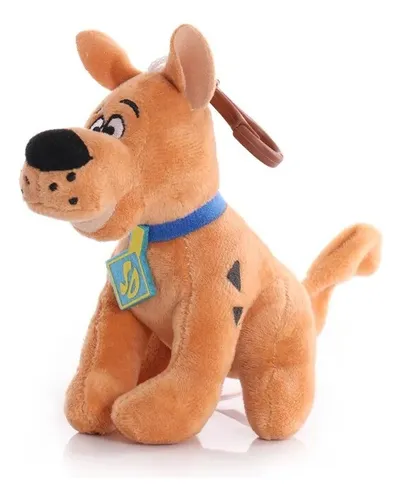 Jucarie de plus, Scooby Doo, tip breloc, multicolor, 10 cm