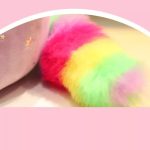 Jucarie de plus, Unicorn cu Aripi de Inger, Mov, 20 cm - imagine 2