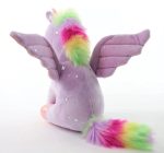 Jucarie de Plus, Unicorn cu aripi Roz, 30cm, MOV, AYDE - imagine 4