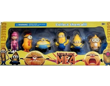 Set 6 Figurine AYDE, Minions, multicolor, 3-5 cm