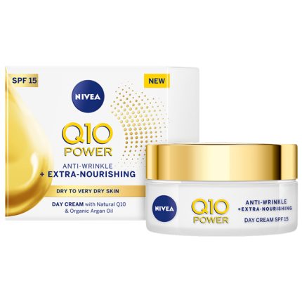 Crema de zi Nivea Q10 Power antirid plus intensiv hidratanta, pentru ten uscat