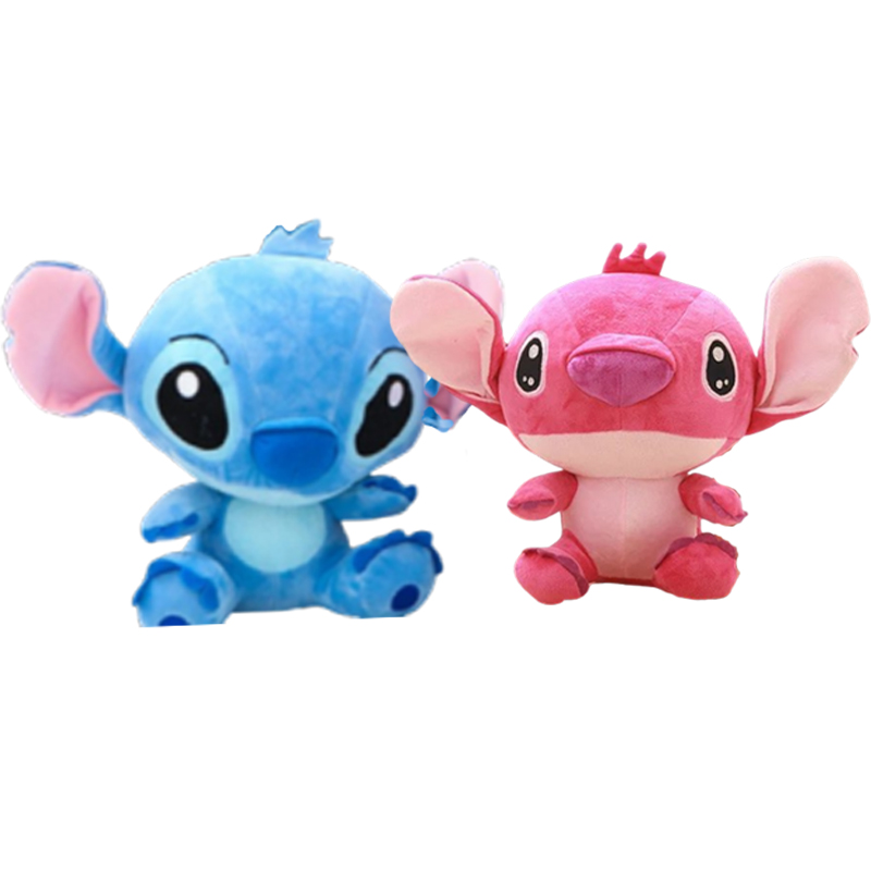 b0633178b22821719f4d044180fd748e.jpg Set 2 juacrii plus, Lilo/Stitch, 28cm, Albastru/Roz - imagine 1