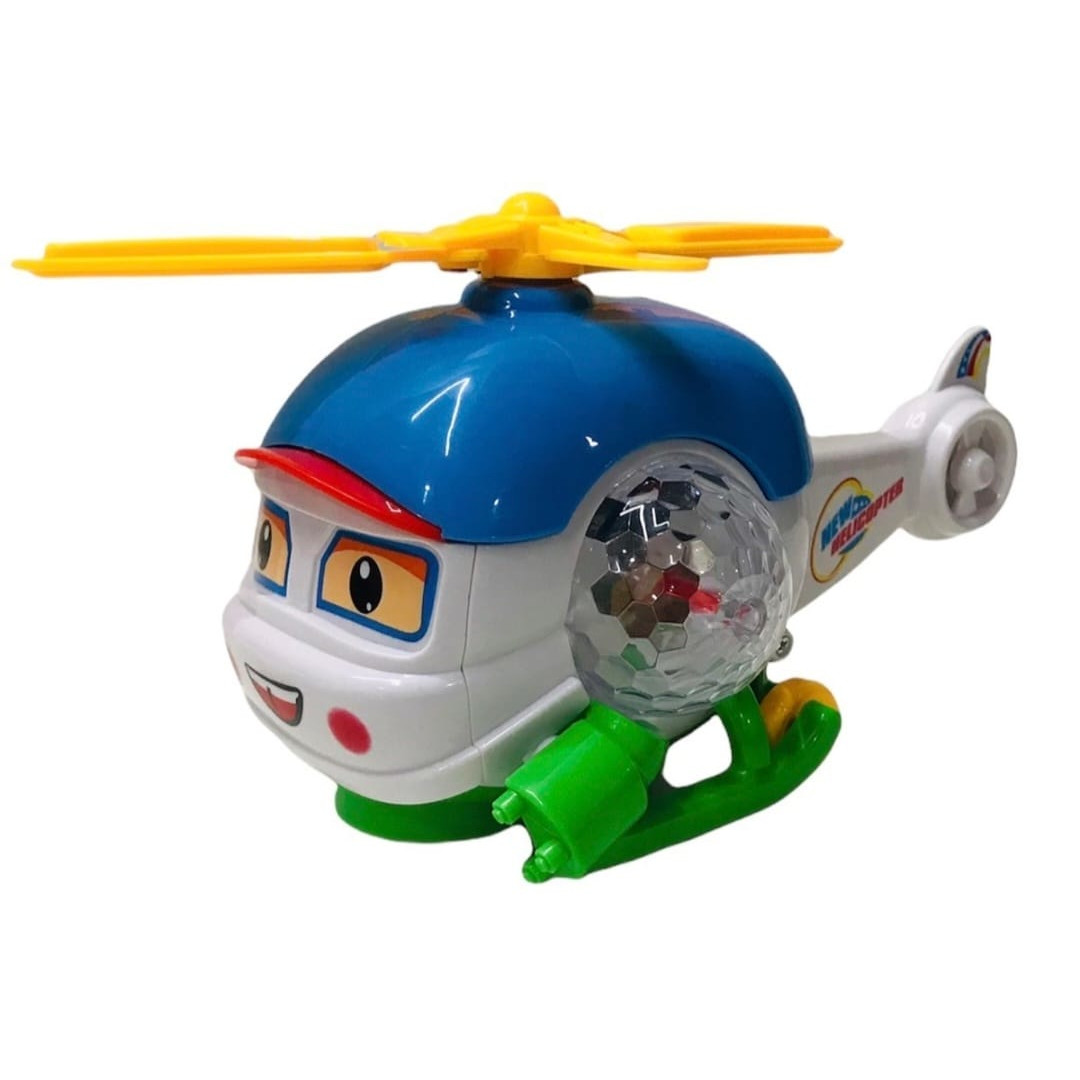 b646b2c65bd6912a8a0b0f0d4a32c76b.jpg Elicopter 20 cm colorat cu melodie si proiectie lumini - imagine 1