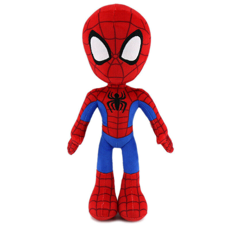 ba97fd12f5f99dbb4b59398a08966399.jpg Jucarie Spiderman, Plush, Rosu, 30 cm - imagine 1
