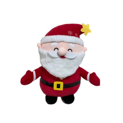 Mos Craciun de plus, rosu, 50 cm