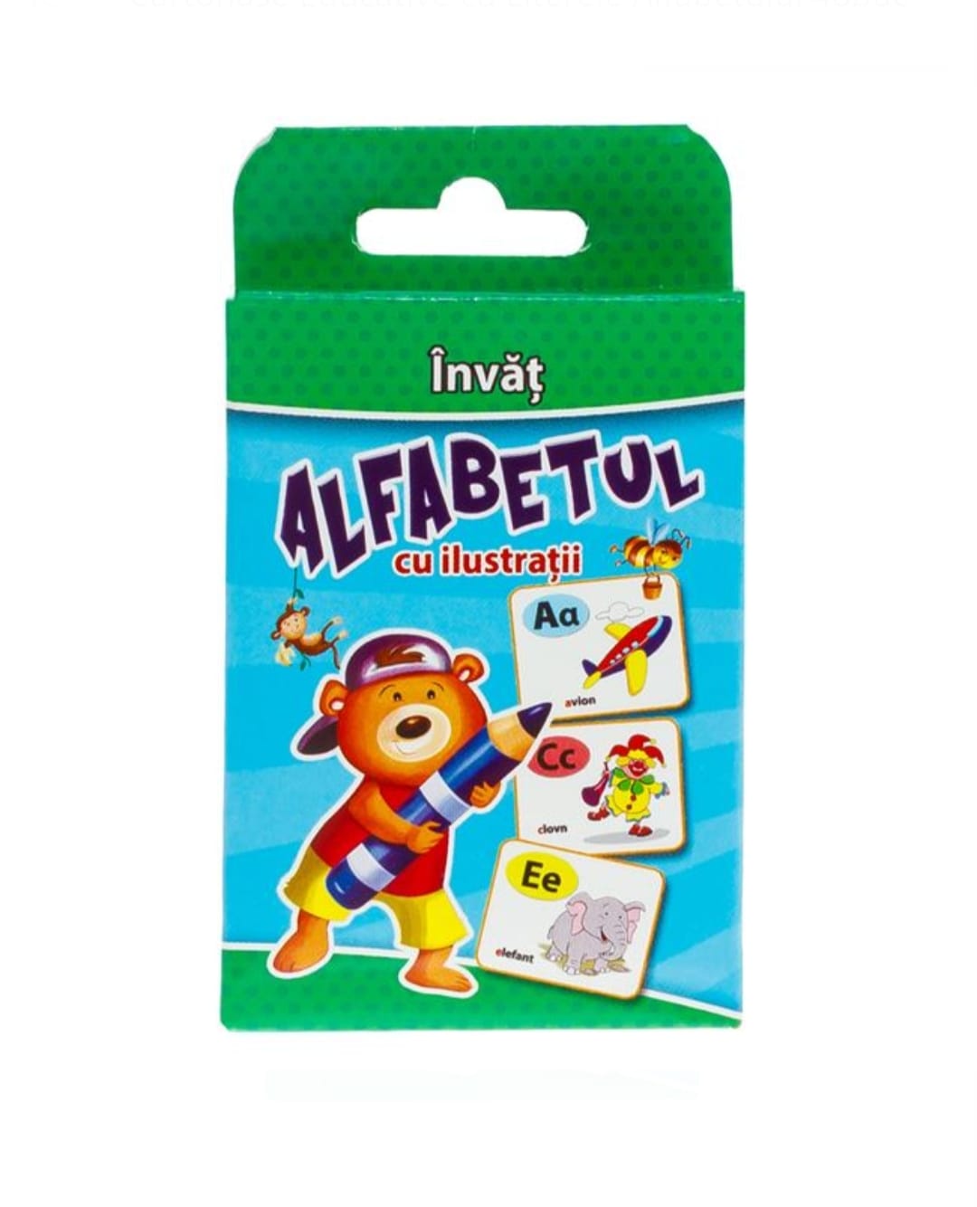 e158daef-c081-48bf-931f-7f57f93b84d3 Cartonase Educative Alfabetul cu Imagini, 48 buc, AYDE - imagine 1