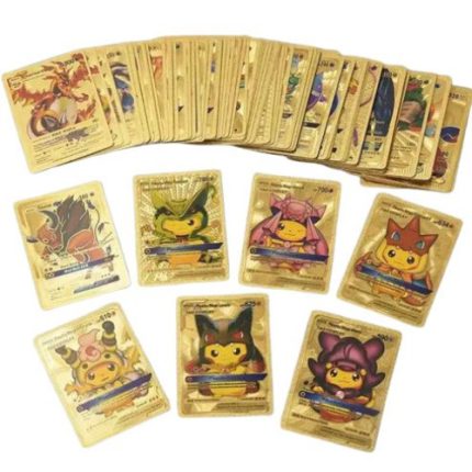 Joc de carti Pokemon Special Gold, pachet 55 piese, Editie speciala