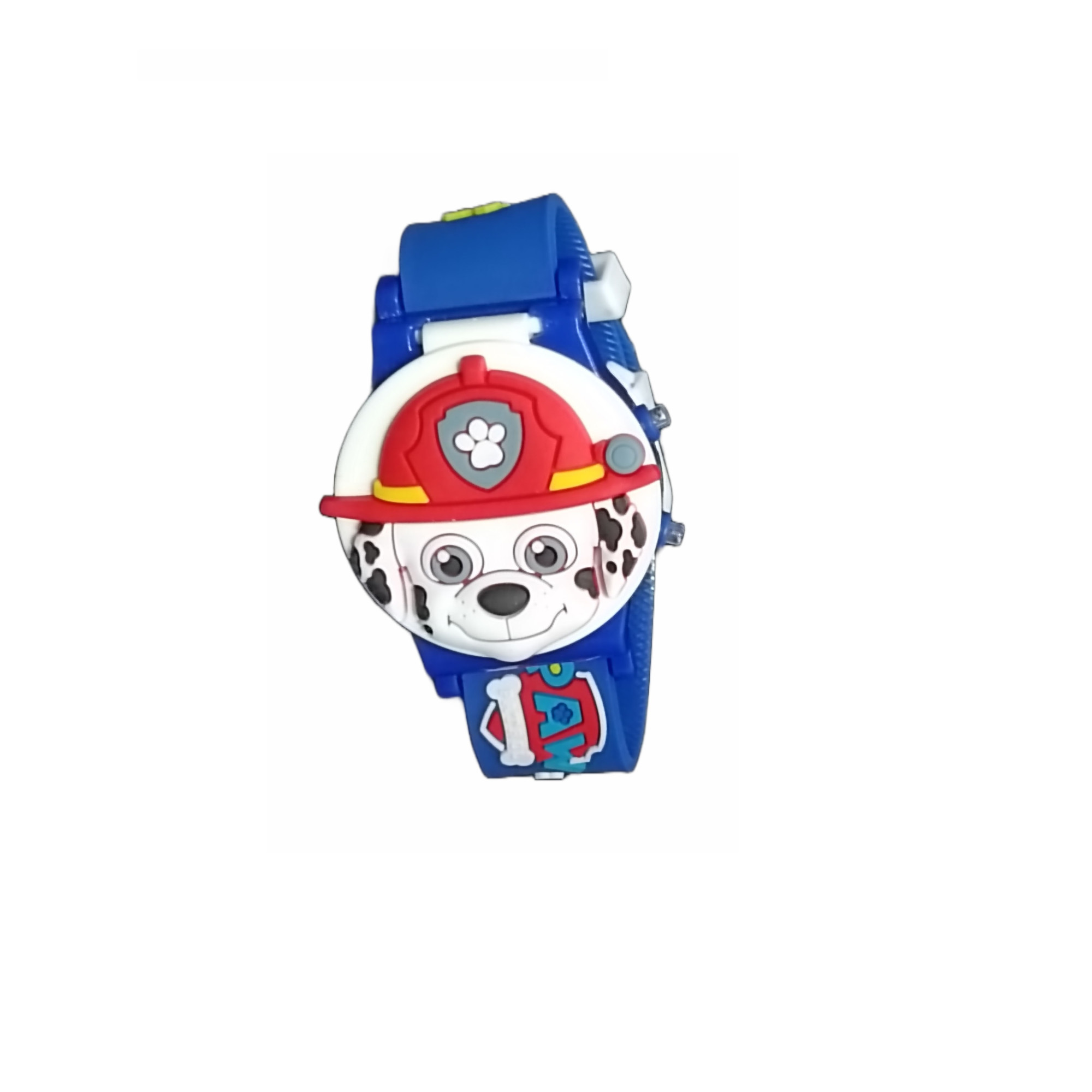 e4dd465f6ae543d574f816087557eca4.jpg Ceas digital Marshall, Paw Patrol, Model 3D, Plastic/Cauciuc, Multicolor, 22 x 3,8 cm - imagine 1