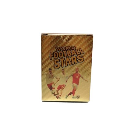 Set 55 Cartonase Fotbal, World Football Stars, auriu